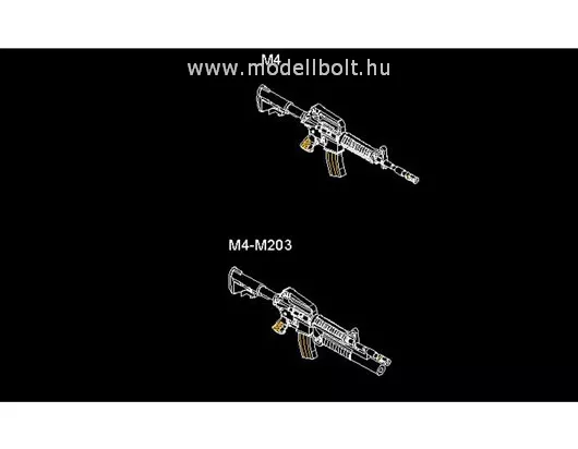 Trumpeter - AR-15/M16/M4 Family-M4 